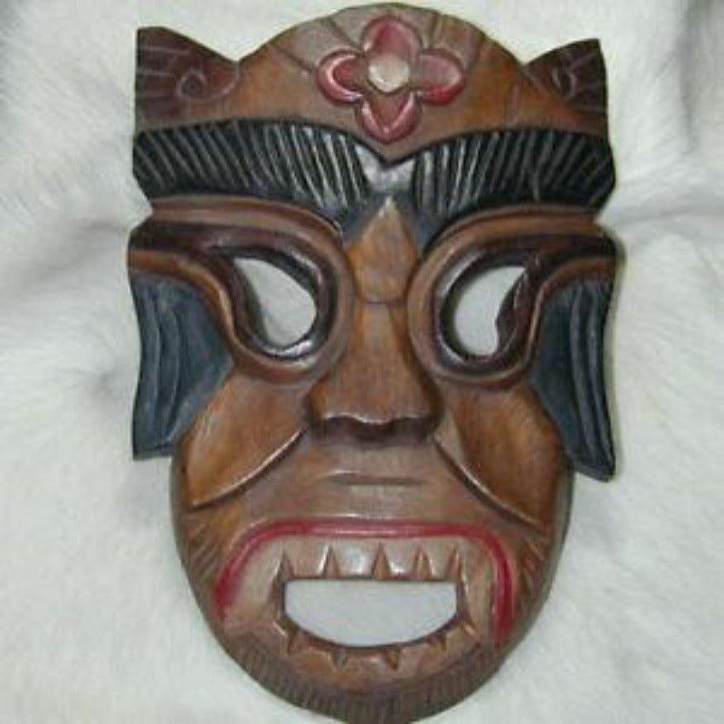 African mask. Mpingo wood. heritage mask. Tradition tribal maasai mask - Manneybreeze African art 