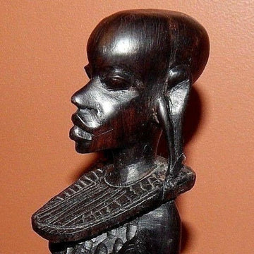 African Tribal Sculpture. mpingo wood sculpture.  African Tribal  Maasai. African Traditional Sculpture. - Manneybreeze African art 