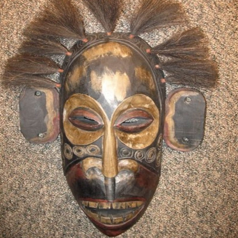 African Tribal mask. mpingo wood mask. African Tribal  Wasukuma Traditional mask - Manneybreeze African art 