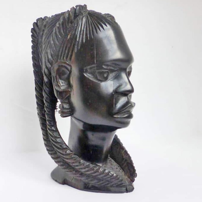 African Tribal Sculpture. mpingo wood sculpture.  African heritage sculpture. African Traditional Sculpture. - Manneybreeze African art 